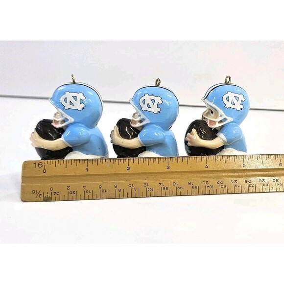 Vintage UNC Tarheel Lil Fan Baby Football Christmas Ornament Decor College NCAA - Picture 6 of 8